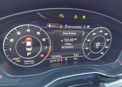 2017 Audi A4 2.0T Premium from USA, damaged, VIN WAUENAF4XHN001742